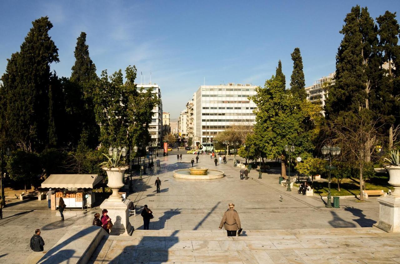 Athens Stylish Studio In Front Of Syntagma Metro Stop For 2 Dış mekan fotoğraf